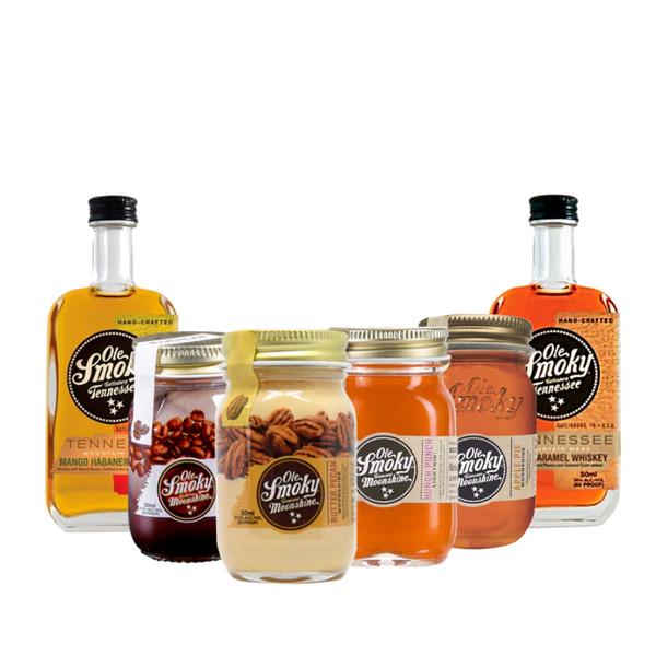 miniaturas ole smoky whisky premium