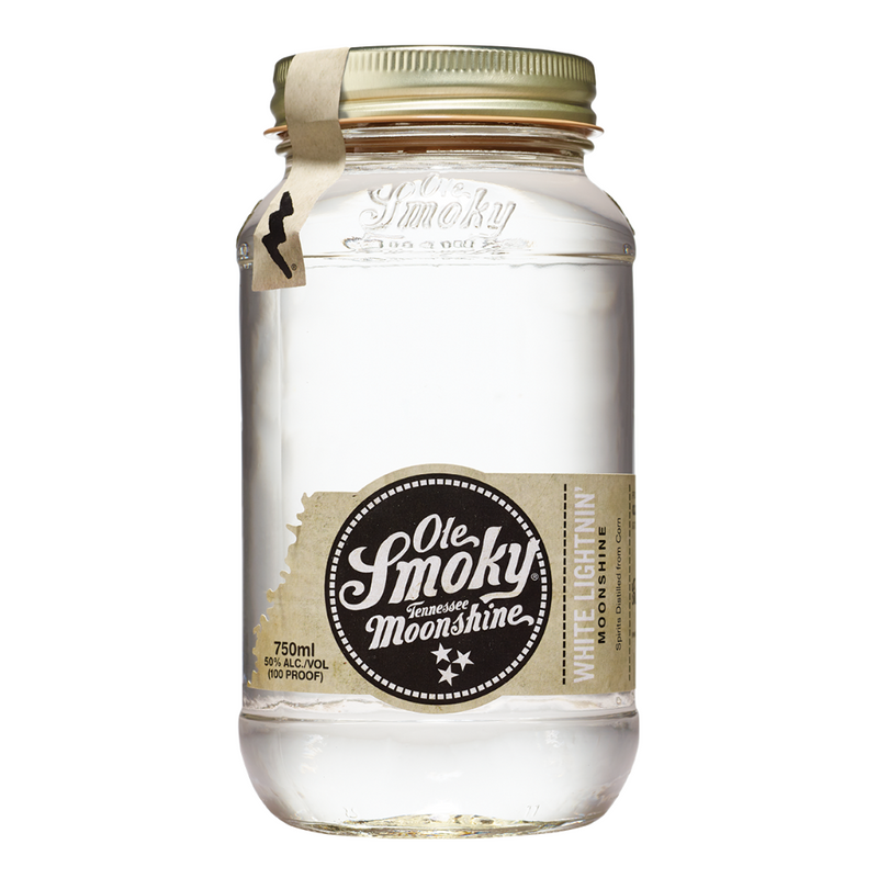 whisky moonshine en frasco