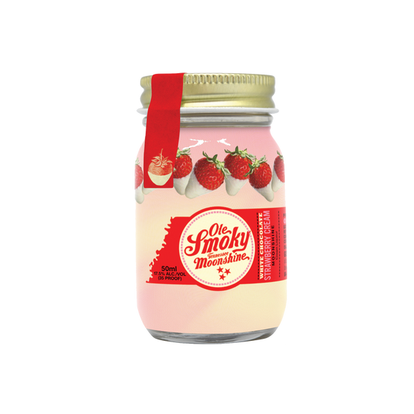 White Chocolate Strawberry Cream Whiskey 50ml. Miniatura